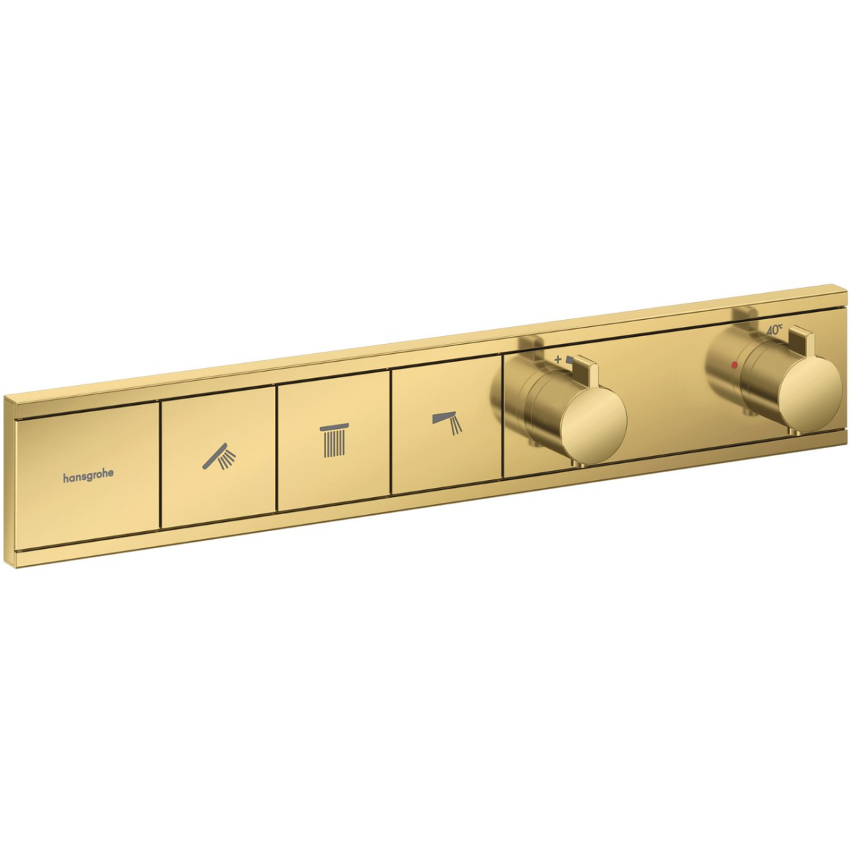 Hansgrohe 15381990 RainSelect 溫控器 (拋光金) Hansgrohe 15381990 RainSelect 溫控器 (拋光金)