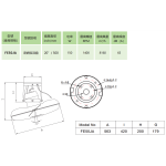 Wington 榮通 FE50JA 20吋 噴粉密網 吸頂風扇