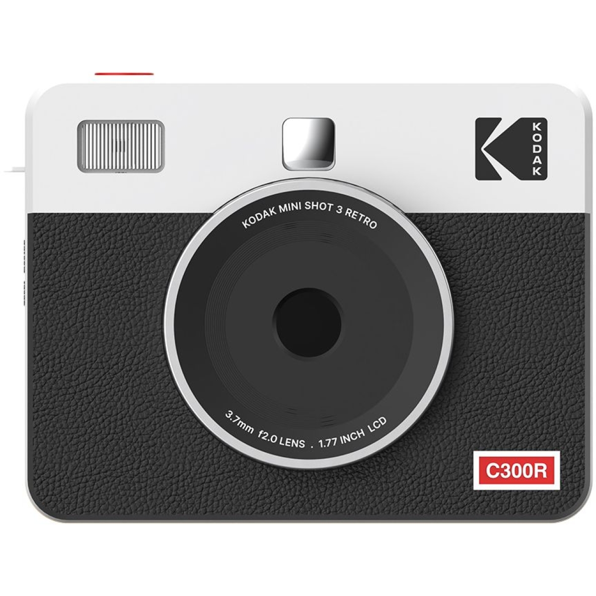 Kodak C300RW MiniShot 3 Retro 方形拍立得相機+相片打印機 (白色) Kodak C300RW MiniShot 3 Retro 方形拍立得相機+相片打印機 (白色)