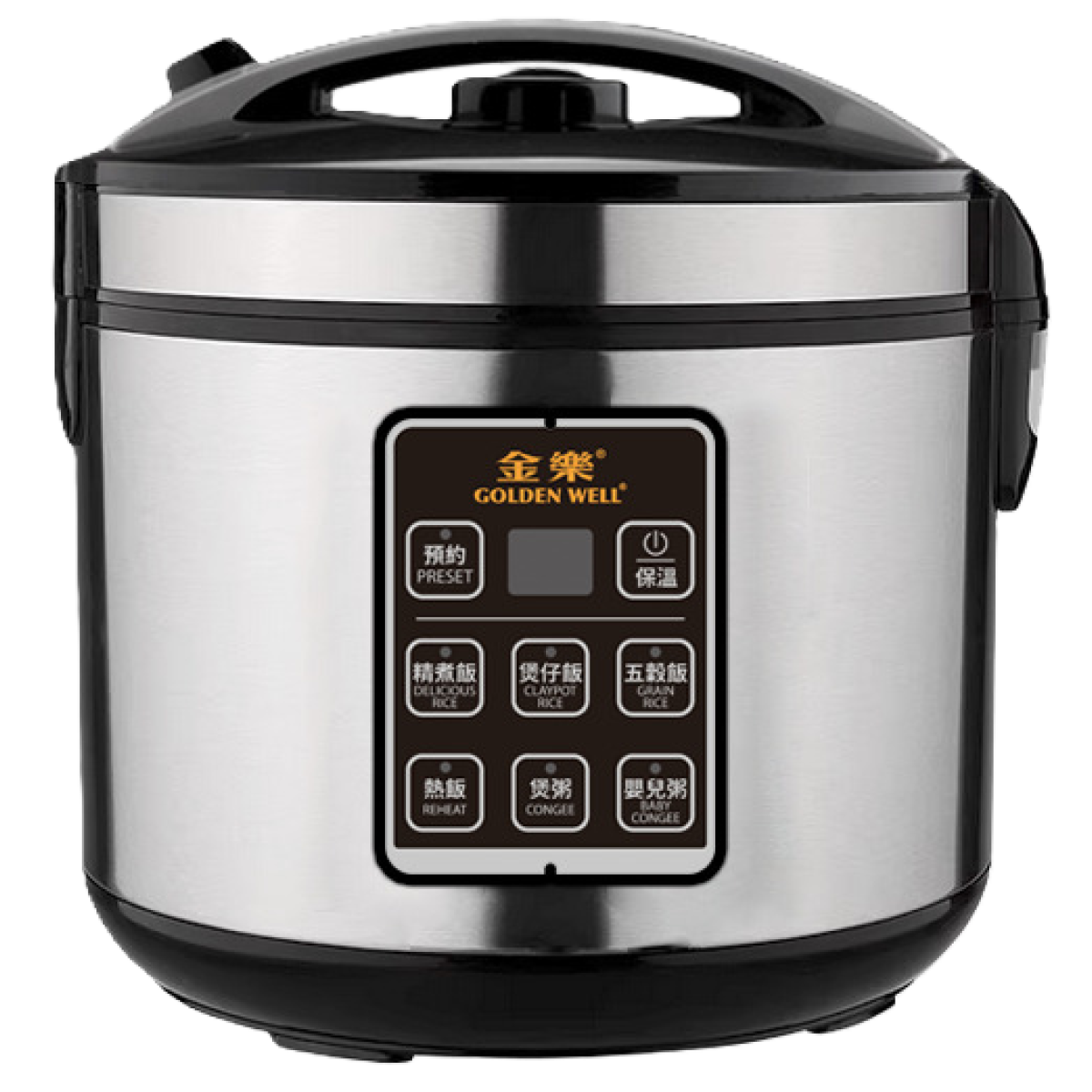 Goldenwell 金樂 GBC-4DR 4公升 黑晶陶瓷營養飯鍋