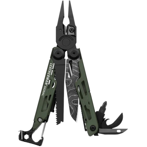 Leatherman SIGNAL 折叠多用途工具 (軍綠色)