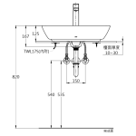 TOTO L1735E 檯上洗面盤 (不包括水龍頭)