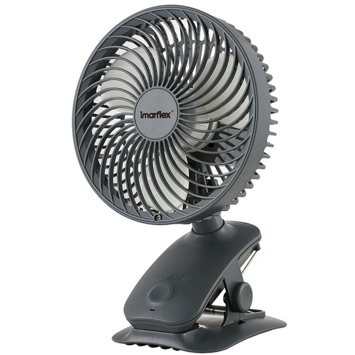 Imarflex 伊瑪 IFC-14JB 『黑魅』5.5吋 USB充電 檯夾兩用扇