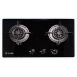 Taada 多田牌 GA751-24B TG 75厘米 嵌入式/座檯式 雙頭煤氣爐 (有時間制 + 獨立中心火 + 銅合金爐頭及鑄鐵爐架)