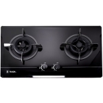 Taada 多田牌 GA761-24B 74厘米 5000W 嵌入式/座檯式 雙頭煤氣煮食爐 (密封式爐頭 + 強化玻璃面板 + 銅合金爐頭及鑄鐵爐架)