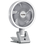 Imarflex 伊瑪 IFC-20DK 『日和。米』 7.9吋 充電式檯夾多用扇