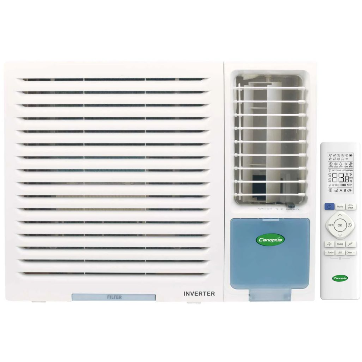 Canopus 肯特 TA-07BVXP 3/4匹 R32 變頻淨冷 窗口式冷氣機 (附遙控) Canopus 肯特 TA-07BVXP 3/4匹 R32 變頻淨冷 窗口式冷氣機 (附遙控)