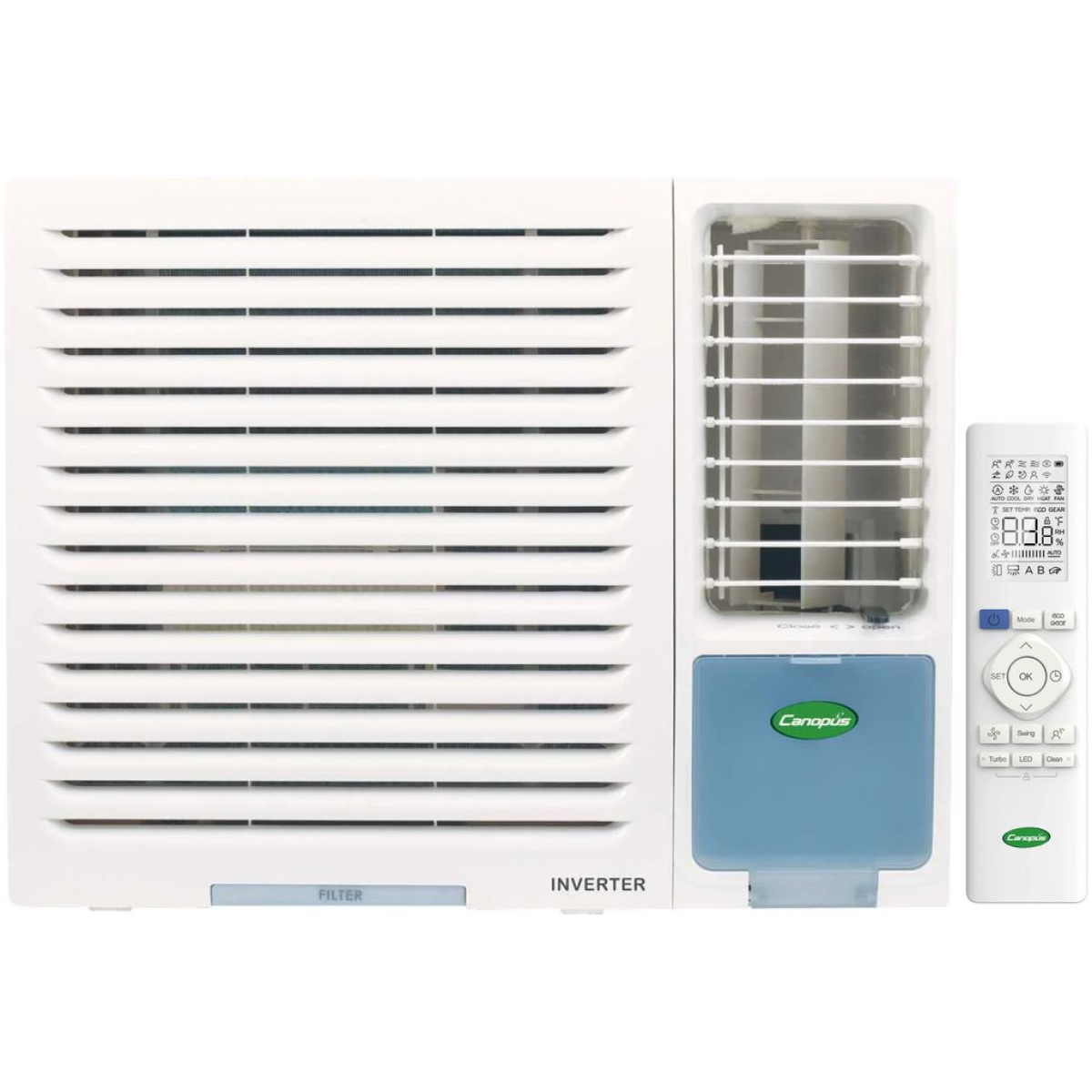 Canopus 肯特 TA-12BVXP 1.5匹 R32 變頻淨冷 窗口式冷氣機 (附遙控)