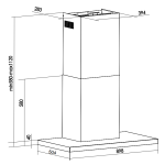 Electrolux 伊萊克斯 ECT9750S 90厘米 1148m³/h UltimateTaste 500 掛牆煙囪式抽油煙機 (55dB超靜音設計)
