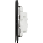 Schneider Electric 施耐德電氣 NUX31_2_JB Unica X 16AX 單位雙控開關掣 (曜石黑)