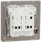 Schneider Electric 施耐德電氣 NUX32_1_DG Unica X 16AX 兩位單控開關掣 (石墨灰)