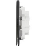 Schneider Electric 施耐德電氣 NUX32_1_DG Unica X 16AX 兩位單控開關掣 (石墨灰)