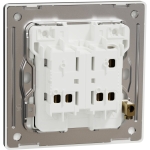 Schneider Electric 施耐德電氣 NUX32_1_JB Unica X 16AX 兩位單控開關掣 (曜石黑)