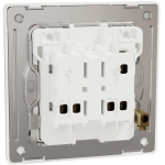 Schneider Electric 施耐德電氣 NUX32_1_PW Unica X 16AX 兩位單控開關掣 (皎月白)