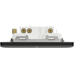 Schneider Electric 施耐德電氣 NUX32_2_JB Unica X 16AX 兩位雙控開關掣 (曜石黑)