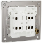 Schneider Electric 施耐德電氣 NUX32_2_PW Unica X 16AX 兩位雙控開關掣 (皎月白)