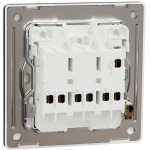 Schneider Electric 施耐德電氣 NUX33_1_JB Unica X 16AX 三位單控開關掣 (曜石黑)