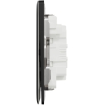 Schneider Electric 施耐德電氣 NUX33_2_JB Unica X 16AX 三位雙控開關掣 (曜石黑)