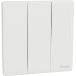 Schneider Electric 施耐德電氣 NUX33_2_PW Unica X 16AX 三位雙控開關掣 (皎月白)