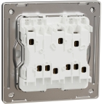 Schneider Electric 施耐德電氣 NUX34_1_DG Unica X 16AX 四位單控開關掣 (石墨灰)