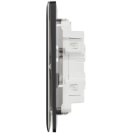 Schneider Electric 施耐德電氣 NUX34_1_DG Unica X 16AX 四位單控開關掣 (石墨灰)