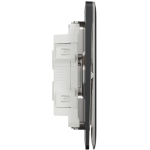 Schneider Electric 施耐德電氣 NUX34_1_DG Unica X 16AX 四位單控開關掣 (石墨灰)