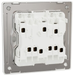 Schneider Electric 施耐德電氣 NUX34_1_PW Unica X 16AX 四位單控開關掣 (皎月白)