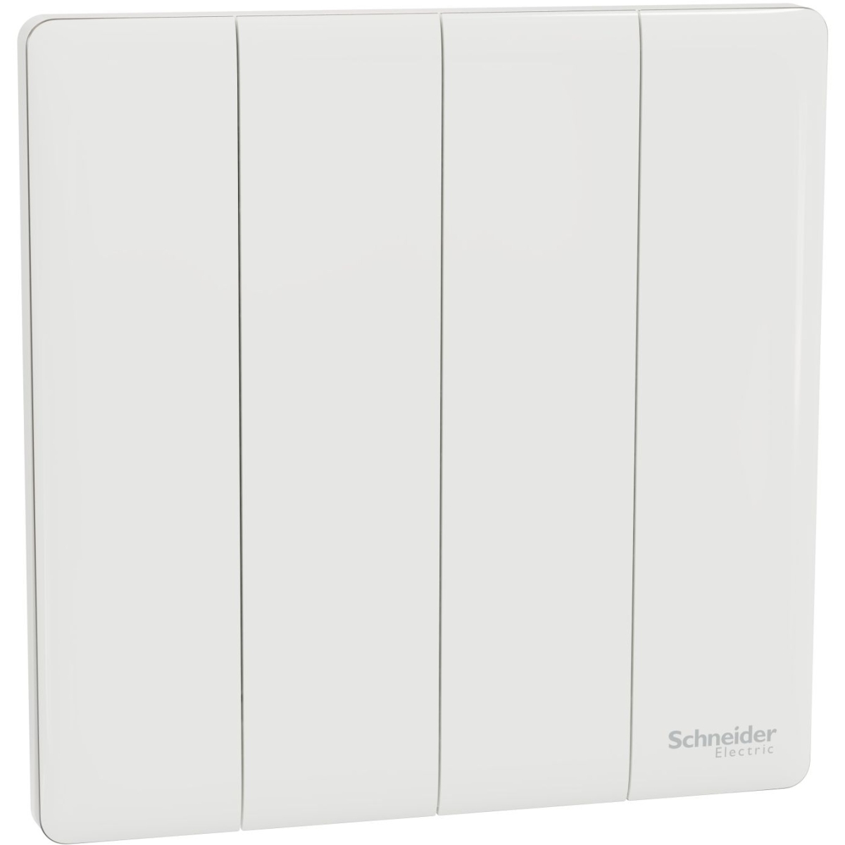 Schneider Electric 施耐德電氣 NUX34_2_PW Unica X 16AX 四位雙控開關掣 (皎月白)