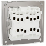 Schneider Electric 施耐德電氣 NUX34_2_PW Unica X 16AX 四位雙控開關掣 (皎月白)