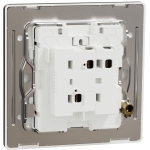 Schneider Electric 施耐德電氣 NUX31_1N_JB Unica X 16AX 單位單控開關掣連LED指示燈 (曜石黑)