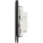 Schneider Electric 施耐德電氣 NUX31_1N_JB Unica X 16AX 單位單控開關掣連LED指示燈 (曜石黑)