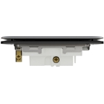 Schneider Electric 施耐德電氣 NUX31_1N_JB Unica X 16AX 單位單控開關掣連LED指示燈 (曜石黑)