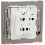 Schneider Electric 施耐德電氣 NUX31_2N_DG Unica X 16AX 單位雙控開關掣連LED指示燈 (石墨灰)