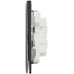 Schneider Electric 施耐德電氣 NUX32_1N_DG Unica X 16AX 兩位單控開關掣連LED指示燈 (石墨灰)