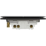 Schneider Electric 施耐德電氣 NUX32_1N_JB Unica X 16AX 兩位單控開關掣連LED指示燈 (曜石黑)