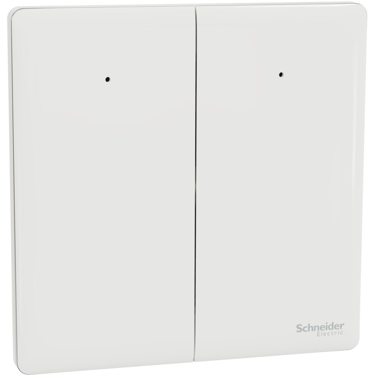 Schneider Electric 施耐德電氣 NUX32_1N_PW Unica X 16AX 兩位單控開關掣連LED指示燈 (皎月白)