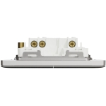 Schneider Electric 施耐德電氣 NUX32_2N_SS Unica X 16AX 兩位雙控開關掣連LED指示燈 (炫星銀)