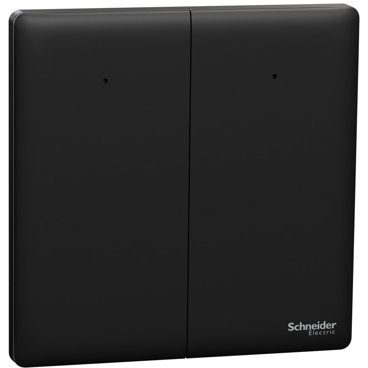 Schneider Electric 施耐德電氣 NUX32_2N_JB Unica X 16AX 兩位雙控開關掣連LED指示燈 (曜石黑)