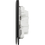 Schneider Electric 施耐德電氣 NUX33_1N_JB Unica X 16AX 三位單控開關掣連LED指示燈 (曜石黑)