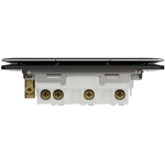 Schneider Electric 施耐德電氣 NUX33_1N_JB Unica X 16AX 三位單控開關掣連LED指示燈 (曜石黑)