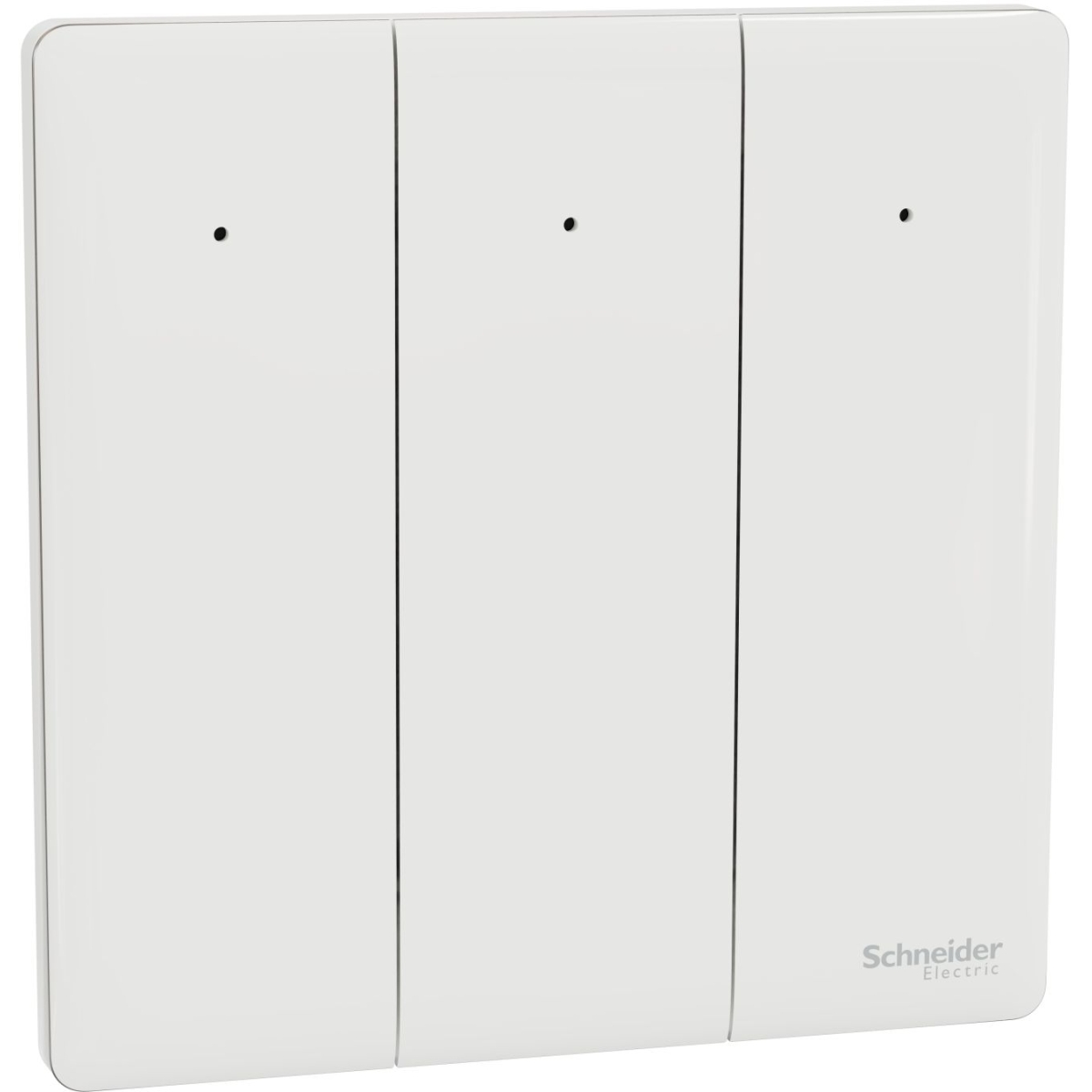 Schneider Electric 施耐德電氣 NUX33_1N_PW Unica X 16AX 三位單控開關掣連LED指示燈 (皎月白)