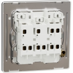 Schneider Electric 施耐德電氣 NUX33_2N_DG Unica X 16AX 三位雙控開關掣連LED指示燈 (石墨灰)