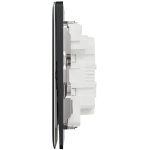 Schneider Electric 施耐德電氣 NUX33_2N_DG Unica X 16AX 三位雙控開關掣連LED指示燈 (石墨灰)