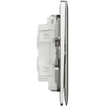 Schneider Electric 施耐德電氣 NUX34_1N_SS Unica X 16AX 四位單控開關掣連LED指示燈 (炫星銀)