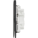 Schneider Electric 施耐德電氣 NUX34_1N_DG Unica X 16AX 四位單控開關掣連LED指示燈 (石墨灰)