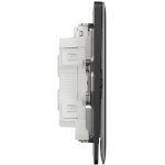 Schneider Electric 施耐德電氣 NUX34_1N_DG Unica X 16AX 四位單控開關掣連LED指示燈 (石墨灰)