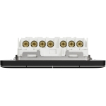 Schneider Electric 施耐德電氣 NUX34_2N_JB Unica X 16AX 四位雙控開關掣連LED指示燈 (曜石黑)