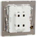 Schneider Electric 施耐德電氣 NUX31_IM_SS Unica X 16AX 單位十字開關掣 (炫星銀)