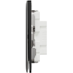 Schneider Electric 施耐德電氣 NUX31_IM_JB Unica X 16AX 單位十字開關掣 (曜石黑)