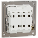 Schneider Electric 施耐德電氣 NUX32_IM_SS Unica X 16AX 兩位十字開關掣 (炫星銀)